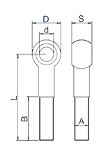 DIN444 Eye Bolt Drawing DIN444 Eye Bolt Drawing