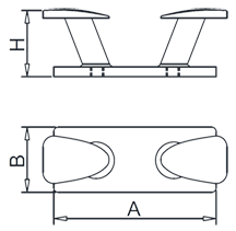 Mast Cleat Drawing Mast Cleat Drawing
