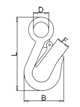Eye Hook Drawing Eye Hook Drawing