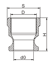 Female Adapter Drawing Female Adapter Drawing