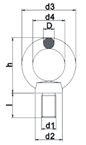Lifting Eye Bolt JIS B1168 Drawing Lifting Eye Bolt JIS B1168 Drawing
