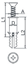 Plastic Anchor Drawing Plastic Anchor Drawing