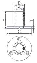 Straight Round Base Drawing Straight Round Base Drawing