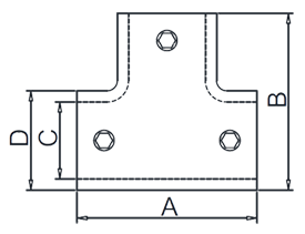 Tee Rail Connector Drawing Tee Rail Connector Drawing