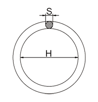 Welded Round Ring Drawing Welded Round Ring Drawing